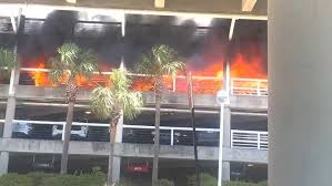 Jacksonville airport fire: Video shows cars engulfed in flames as first responders fight JAX blaze
