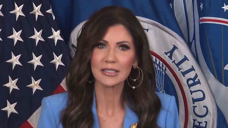 Noem Blames Democrats for Shutdown in Airport Video, Sparks Backlash